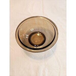 Pyrex Mixing Bowl Amber Glass Vintage Kitchenware #322 1C BB-5
